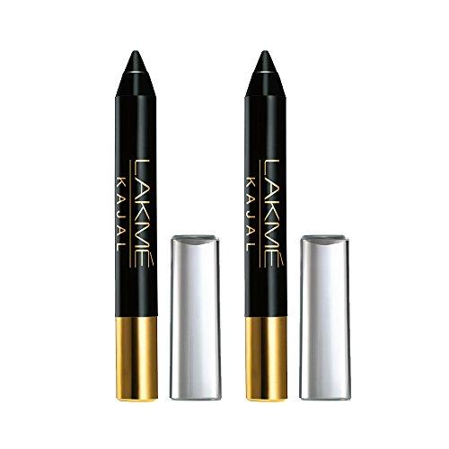 Lakme Kajal, Black, 2g (Pack of 2)