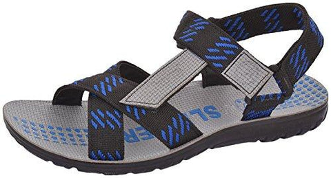 Paragon Men's Blue PU Sandals (10) - NEIGHBOUR JOY