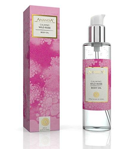 Ananda Calming Body Oil, Wild Rose, 200ml