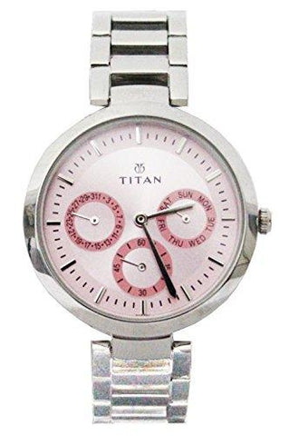 Titan Youth Analog Pink Dial Women's Watch - NE2480SM05