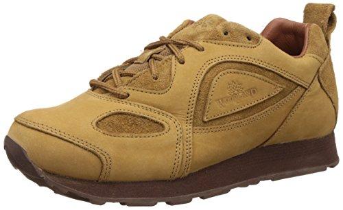 Woodland Men's Camel Leather Sneakers - 9 UK/India (43 EU)