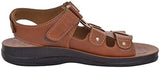 Paragon Men's Tan PU Sandals (8) - NEIGHBOUR JOY