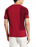 Wrangler Men's T-Shirt (8907222967772_W20256J03538_Medium_Dark Red)