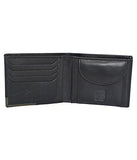 Woodland Black Leather Formal Wallet Art W523004BLK