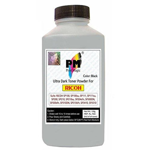 Print Magic Toner Powder For Ricoh Laser Printer Catridges - 100gm - NEIGHBOUR JOY