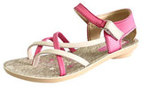 VKC Women's Pink and Beige Fashion Sandals_6 UK