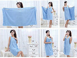 Styleys Bath TA Robe A Convenient Wearable Towel Free Size (Blue)