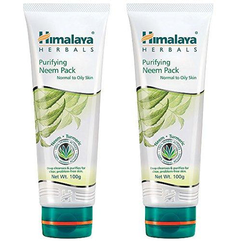 Himalaya Herbals Purifying Neem Pack, 100g (Pack of 2)