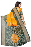 sarees for women(Women's Clothing Bandhani party wear designer Saree For Women Latest Design Wear Sarees New Collection in Bhagalpuri Cotton Silk Material With Designer fancy Beautiful Saree For Women Party Wear Offer Designer Sarees With Blouse Piece) - NEIGHBOUR JOY