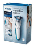 Philips S7320/12 Aqua Touch Wet and Dry Electric Shaver with Aqua Tec Wet and Dry (Blue/White)