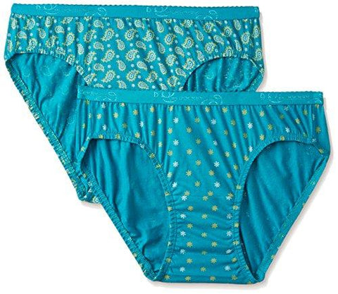 Jockey Women's Cotton Bikini (1525_Dark Prints_L) - NEIGHBOUR JOY