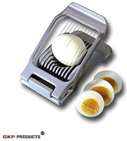 GKP Products ® Boiled Egg Slicer Cutter Chopper Plastic with Stainless Steel Wired