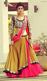 Lehenga Choli (Women's yellow mirror benglory Silk party wear lehenga choli FREE_SIZE) - NEIGHBOUR JOY