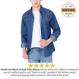 Fashion Freak Denim Shirt For Men (Jean Shirt) (DS003) (XXL - 42) - NEIGHBOUR JOY