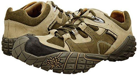 Woodland Men's Olive Green Leather Sneakers UK/India (41 EU