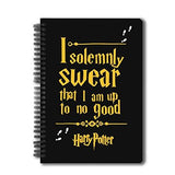 Mc sid razz Official ''Harry Potter'' Gift Set/Birthday Gift/Rakhi Gift - Combo pack of 6,Triangle Notebook + House crest 3 Notebook + Marauder's Map Notebook + Infographic Grey Notebook + Leviosa Notebook + I Solemnly Swear Notebook , Licensed by Warner - NEIGHBOUR JOY