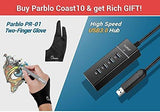 Parblo Coast10 10.1 Digital Pen Tablet Display Drawing Monitor 10.1 Inch with Cordless and Battery-free Pen 4ports USB3.0 Hub Glove - NEIGHBOUR JOY