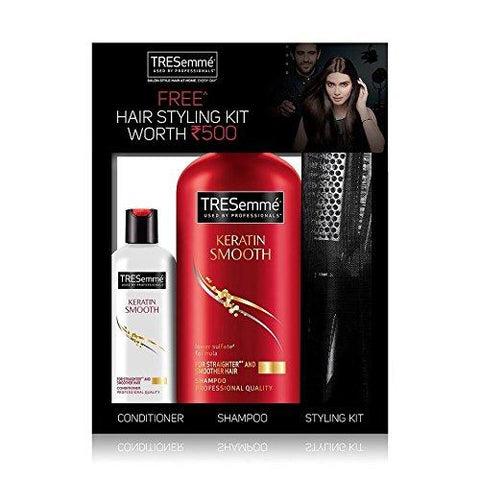 Tresemme shampoo with free shop hair straightener and curler price