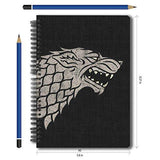 Redwolf Official "Game Of Thrones " - Stark - Notebook , licensed by HBO (Home Of Box Office) , USA - NEIGHBOUR JOY