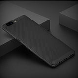 For OnePlus 5 - WOW Imagine(TM) Heat Dissipation Hollow Thin Soft TPU Back Case Cover for OnePlus 5 - Black - NEIGHBOUR JOY