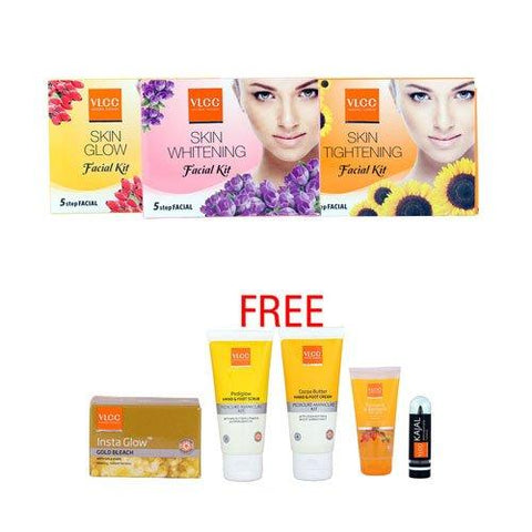 VLCC 3 in 1 Natural Whitening,Tightening and Glow Kit