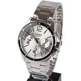 Casio Enticer Chronograph White Dial Men's Watch - MTP-1374D-7AVDF (A833) - NEIGHBOUR JOY