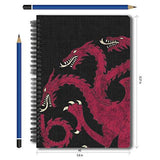 Redwolf Official "Game Of Thrones " - Targaryen - Notebook , licensed by HBO (Home Of Box Office) , USA - NEIGHBOUR JOY