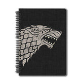 Redwolf Official "Game Of Thrones " - Stark - Notebook , licensed by HBO (Home Of Box Office) , USA - NEIGHBOUR JOY