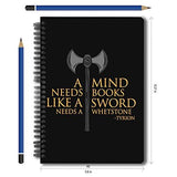 Redwolf Official "Game Of Thrones " - Mind Need Books - Notebook , licensed by HBO (Home Of Box Office) , USA - NEIGHBOUR JOY