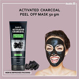 Healthvit Activated Charcoal Purifying Peel off Mask, 50g