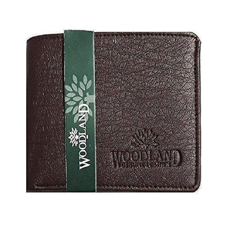 Woodland Genuine Leather Men's Wallet (Dark Maroon)