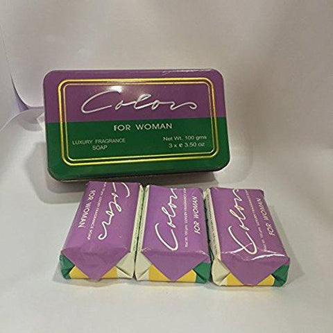 United Colors Of Benetton COLORS Luxury Fragrance Soap For Women (3 x 100 gms)