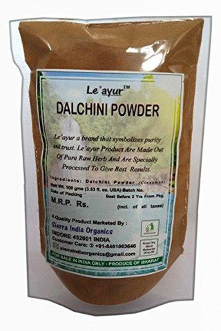 Le'ayur Dalchini (Cinnamon) Powder, 100 Gms - NEIGHBOUR JOY