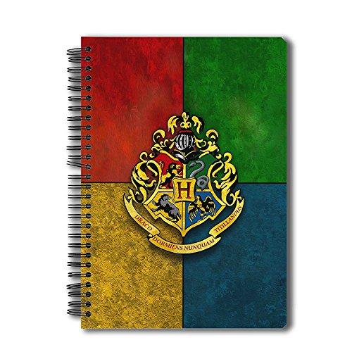 Mc Sid Razz Official "Harry Potter"- House Crest 3 - Notebook licensed by Warner Bros,USA - NEIGHBOUR JOY