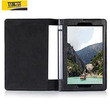 Taslar(TM) Leather Series With Magnetic Inside Flip Cover Stand Back Case Cover For Lenovo Yoga Tab 3 8 Tablet 8 inch - Black