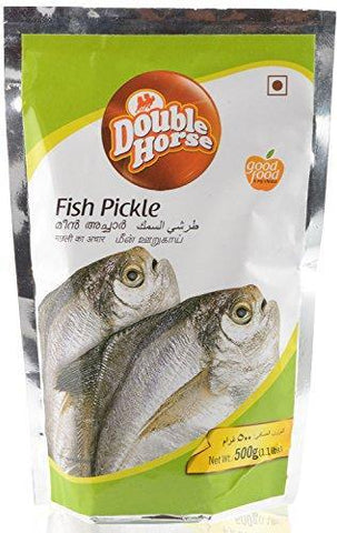 Double Horse Fish Pickle (500 grams) - NEIGHBOUR JOY