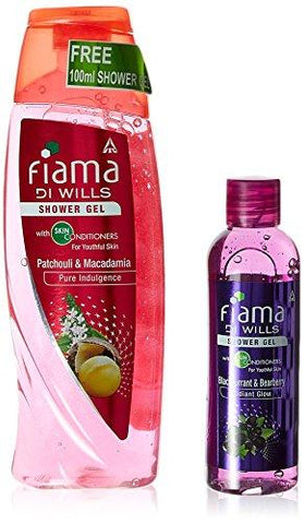 Fiama Di Wills Patchouli and Macadamia Pure Indulgence Shower Gel, 250ml with Free Shower Gel, 100ml - NEIGHBOUR JOY