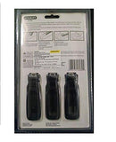 Stanley 16-089 Wood Chisel Set, Black, 3-Pieces