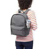 AmazonBasics Classic Backpack - Grey - NEIGHBOUR JOY