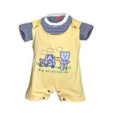 Orange and Orchid Baby Boys Cotton Tops & Bottoms Sets (0-6 Months) - NEIGHBOUR JOY