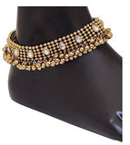 Shining Diva Antique Gold Kundan Payal Anklets For Girls & Women - NEIGHBOUR JOY