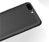 For OnePlus 5 - WOW Imagine(TM) Heat Dissipation Hollow Thin Soft TPU Back Case Cover for OnePlus 5 - Black - NEIGHBOUR JOY