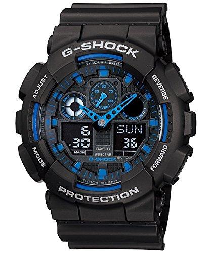 G-Shock Analog-Digital Blue Dial Men's Watch - GA-100-1A2DR (G271) - NEIGHBOUR JOY