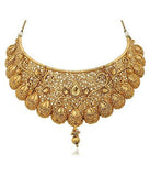 Sukkhi Traditional Gold Plated Kundan Choker Necklace Set for Women