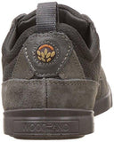 Woodland Men's Dark Grey Leather Sneakers - 8 UK/India (42 EU)