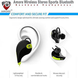 Amore Bluetooth 4.1 Wireless Stereo Sport Headphones Headset with Built In Mic Running Hiking Exercise Hi-Fi Sound Hands-Free Calling Compatible with Samsung Galaxy, Note, Edge, Gionee, Intex, Karbonn, Lenovo, Iphone, Nokia, Nexus, Oppo, Vivo, Coolpad, On - NEIGHBOUR JOY