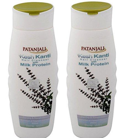 Patanjali Kesh Kanti Milk Protein Hair Cleanser Shampoo, 200ml (Pack of 2) - NEIGHBOUR JOY