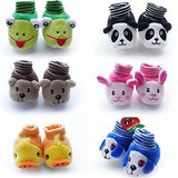 EIOTM New Born Baby Socks cum shoes - 2 Pair set Free Delivery - NEIGHBOUR JOY
