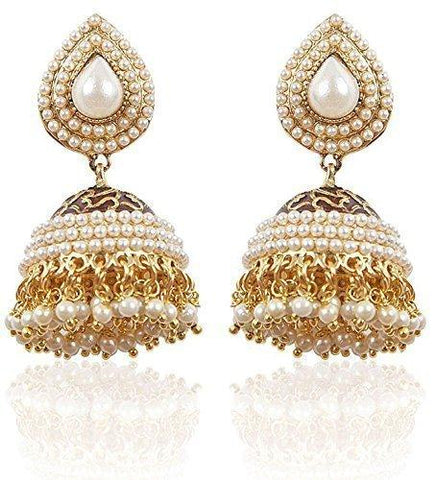 Shining Diva Stylish Traditional Jhumki Earrings For Women & Girls - NEIGHBOUR JOY