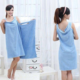 Styleys Bath TA Robe A Convenient Wearable Towel Free Size (Blue)